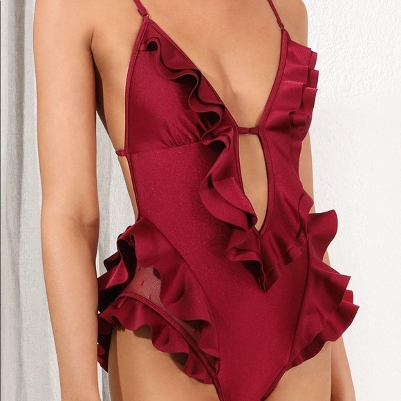 Zimmermann waterfall plunge V one piece - Picture 2 of 9